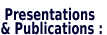 Presentations & Publications